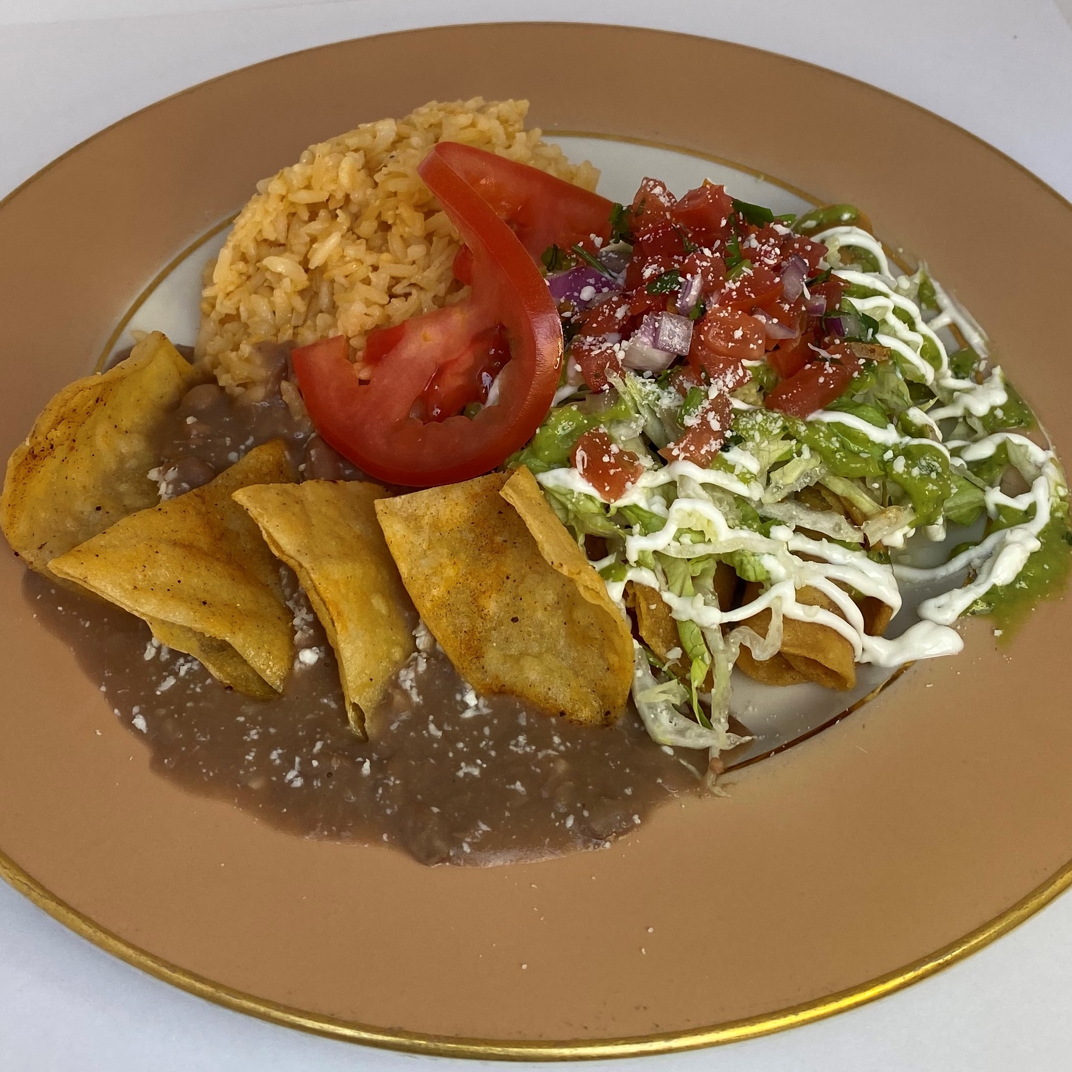 Taquitos Plate